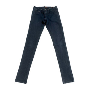 Dollhouse Blue Ribbed Skinny Leggings Low Rise Size 0